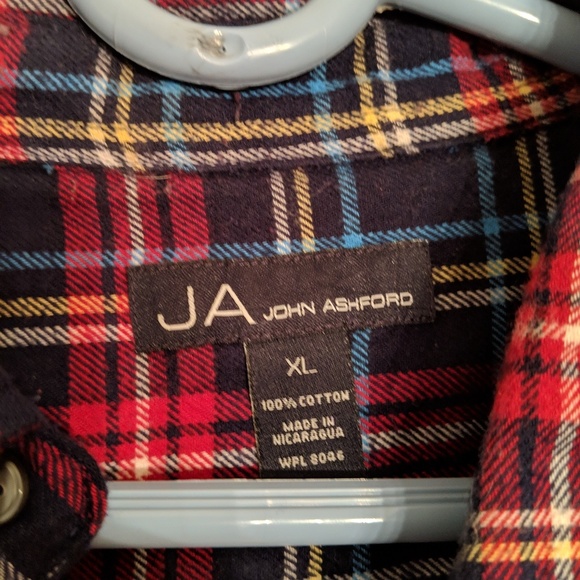 John Ashford Flannel Button Down - Picture 3 of 3